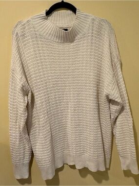 Chaps Cream Knit Pullover